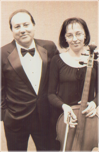 Oscar Carrescia with Elena Kapustina